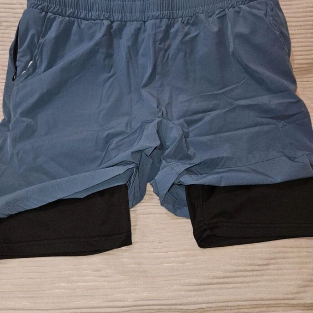 Unbranded Women's Blue and Black Shorts